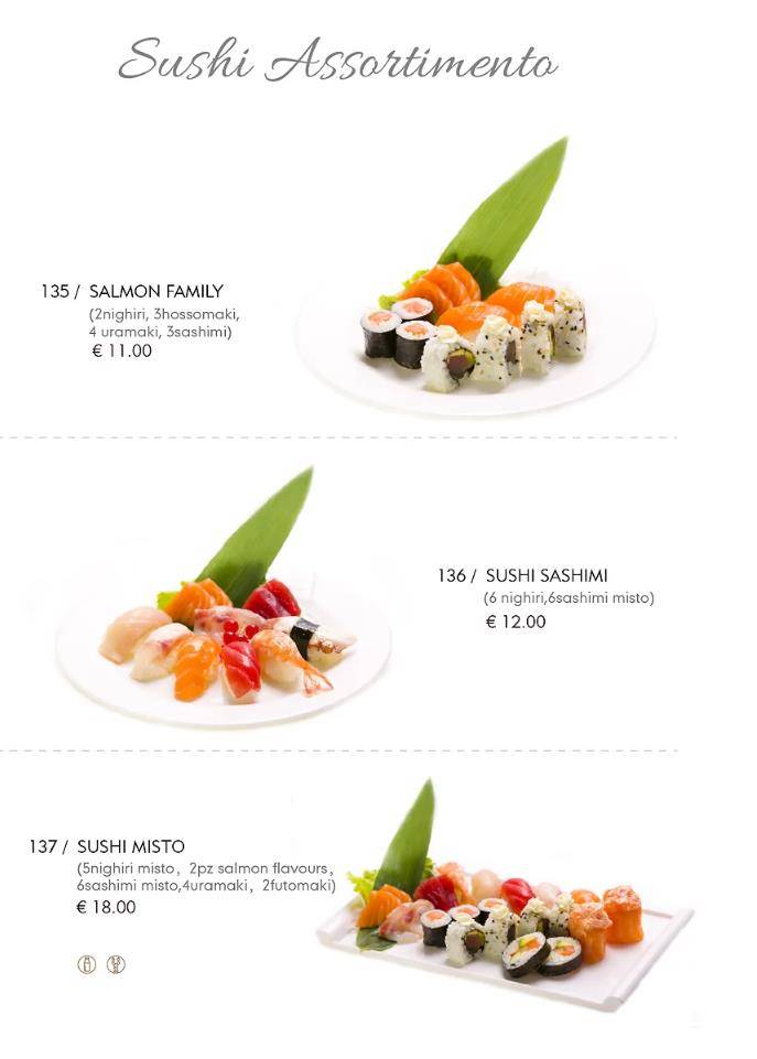 Menu di Sen Sushi 