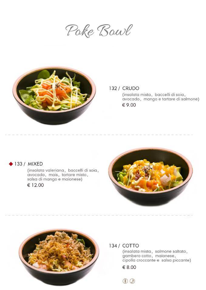Menu di Sen Sushi 