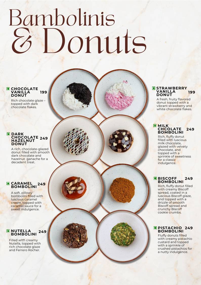 Sequoia Café menu