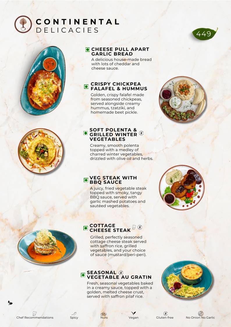 Sequoia Café menu