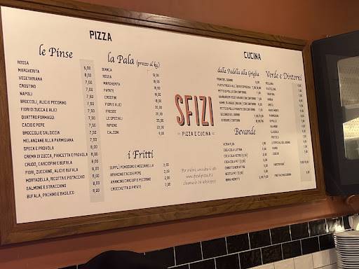 Menu di Sfizi di Pizza 