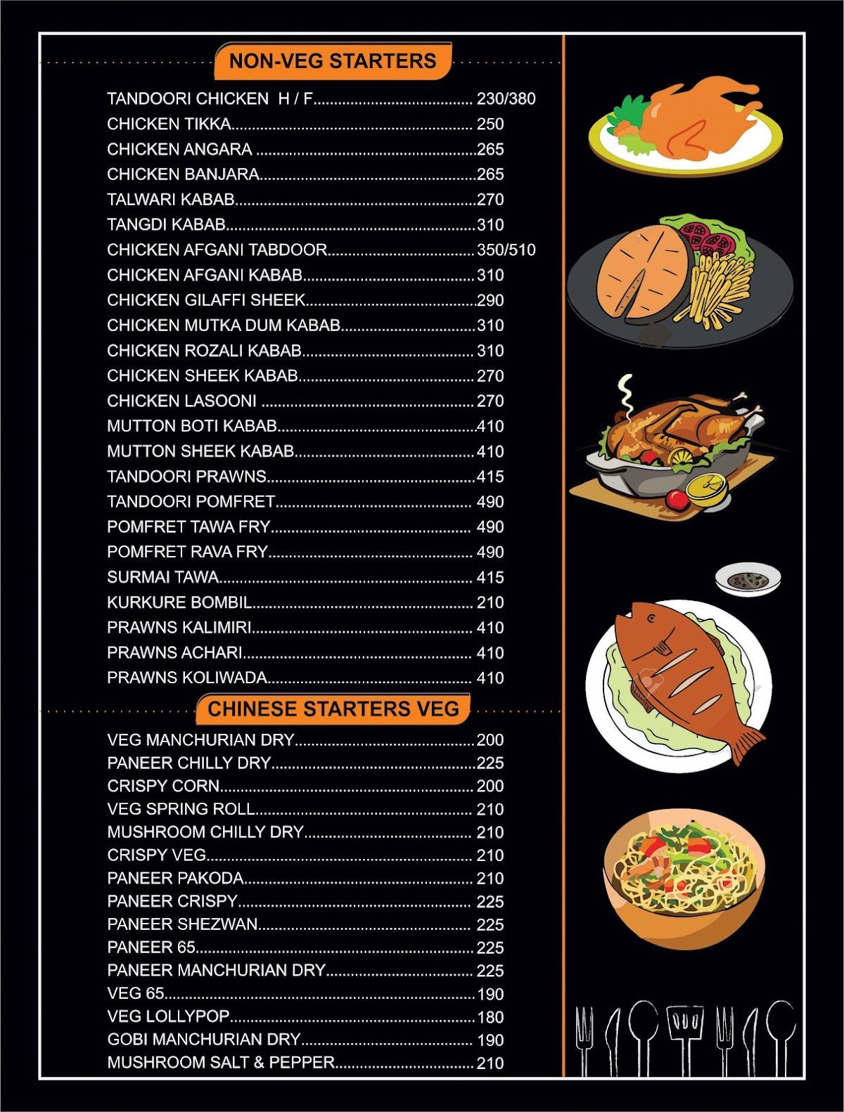 Shatanand Bar & Restaurant menu