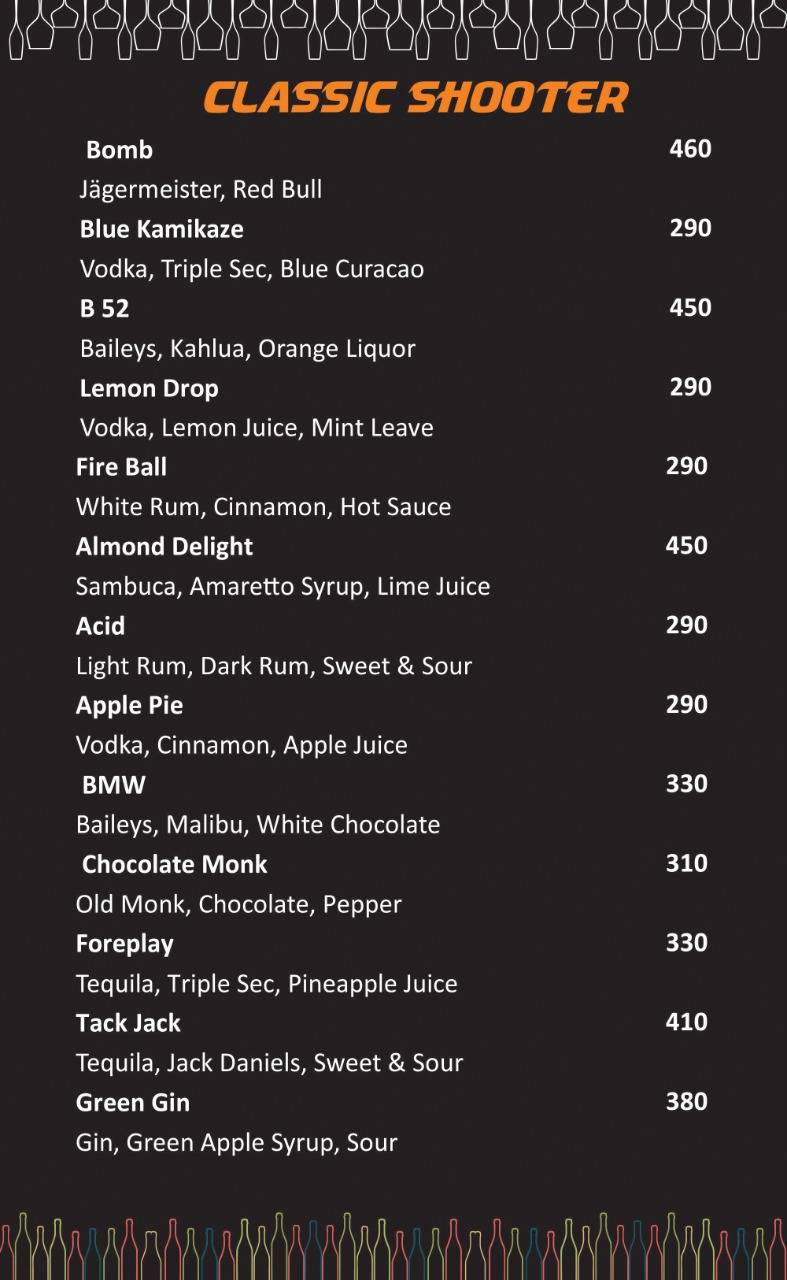 Shatanand Bar & Restaurant menu