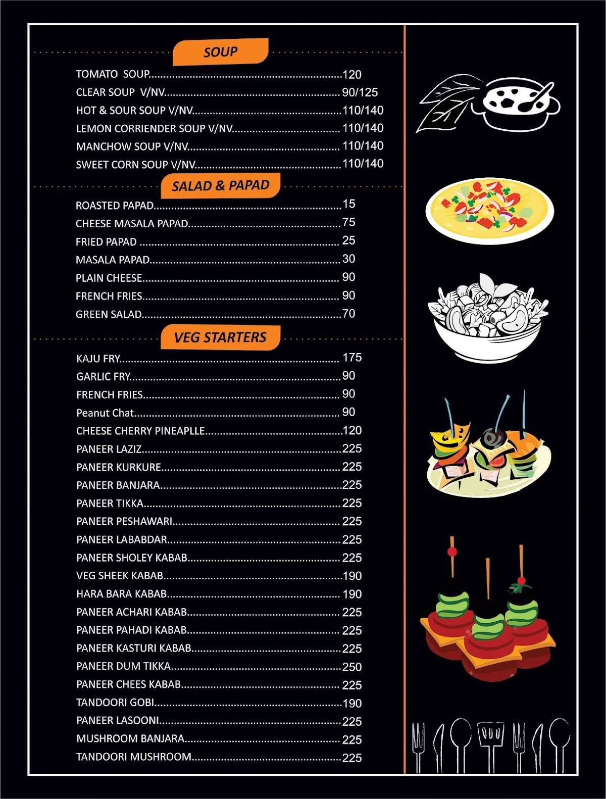 Shatanand Bar & Restaurant menu