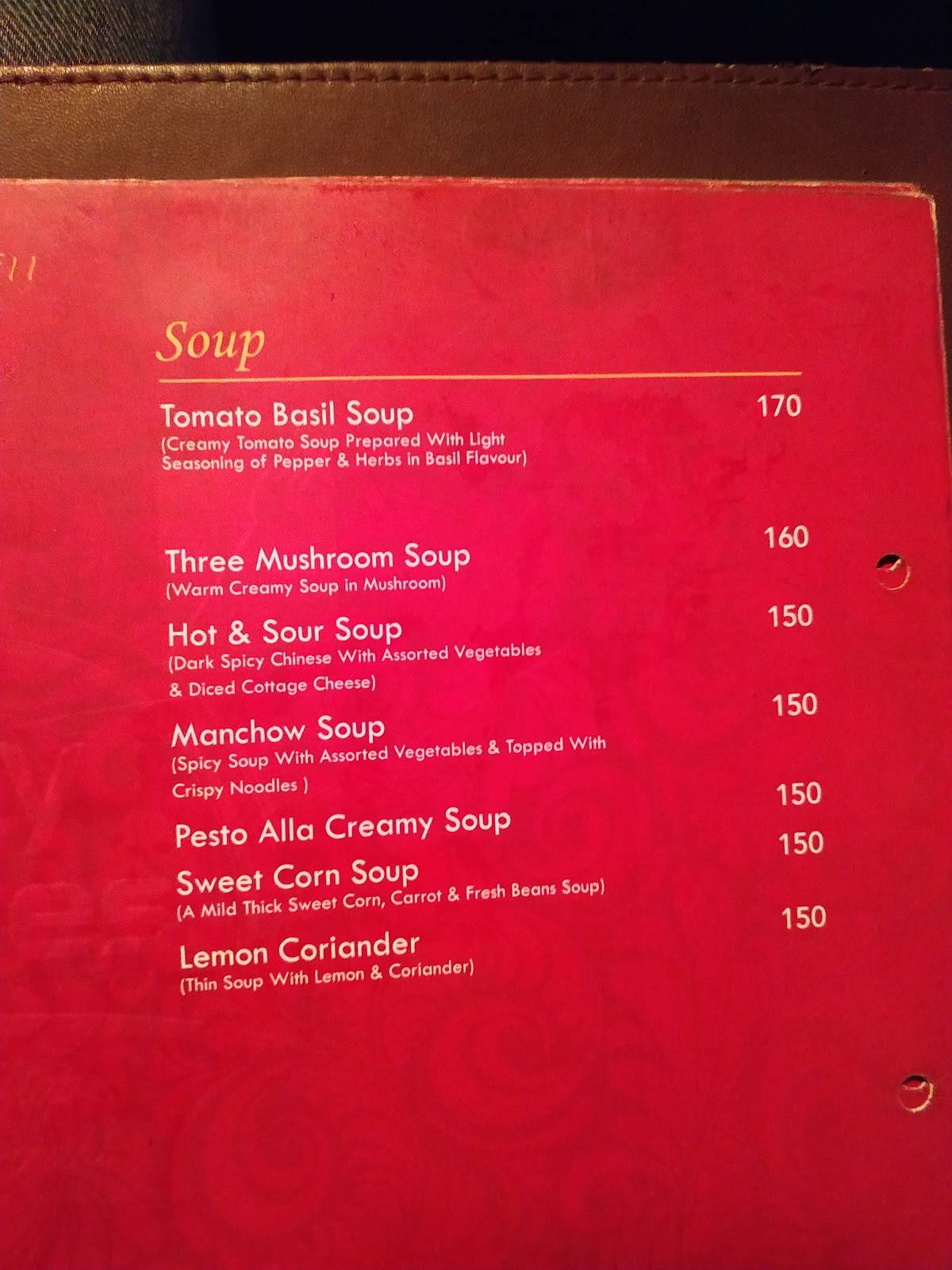 SkyBytes Rooftop Restaurant menu