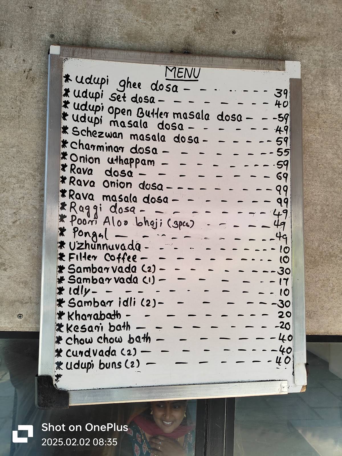 Social Kitchen - Taste of UDUPI menu