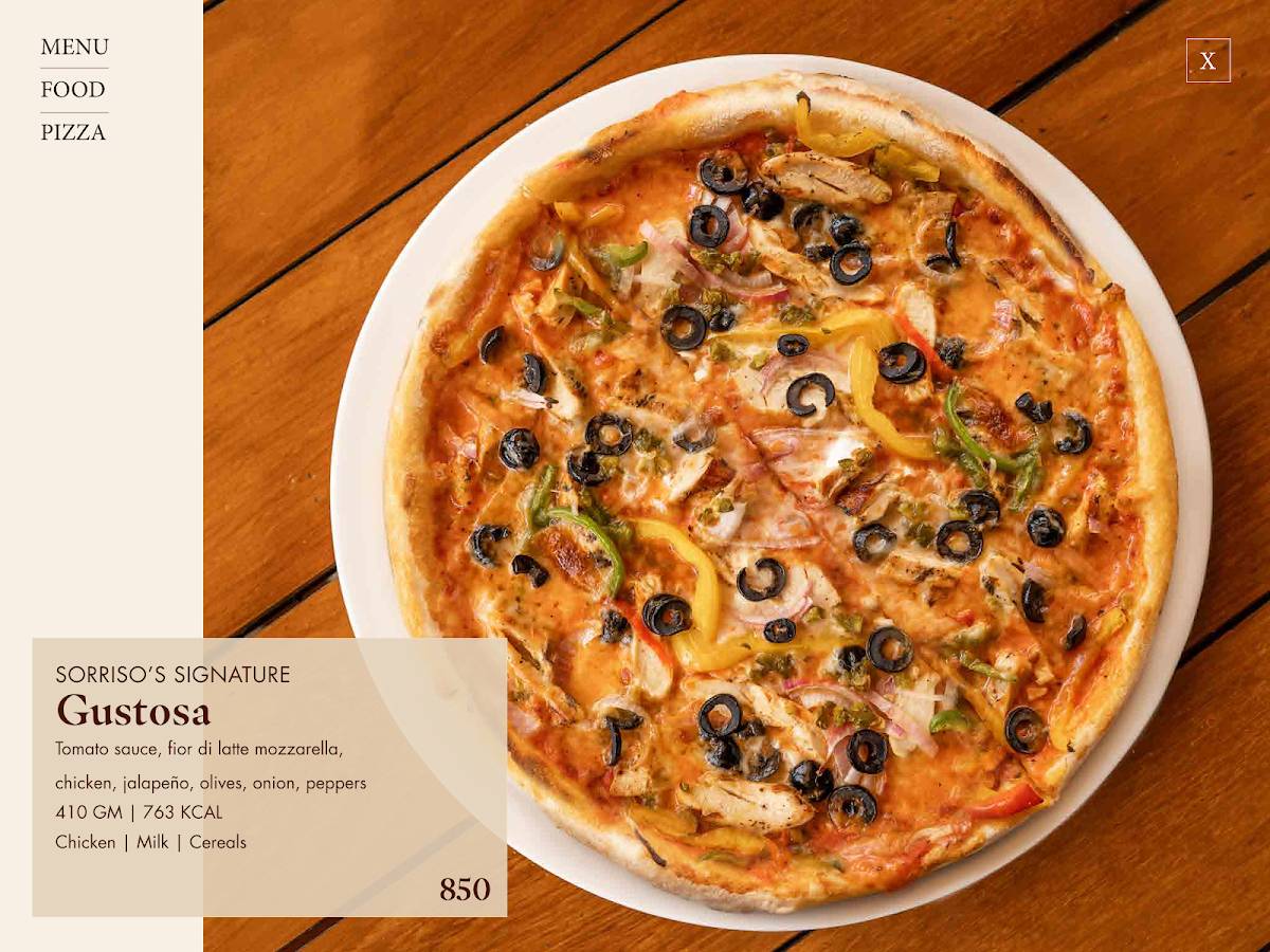 Sorriso menu