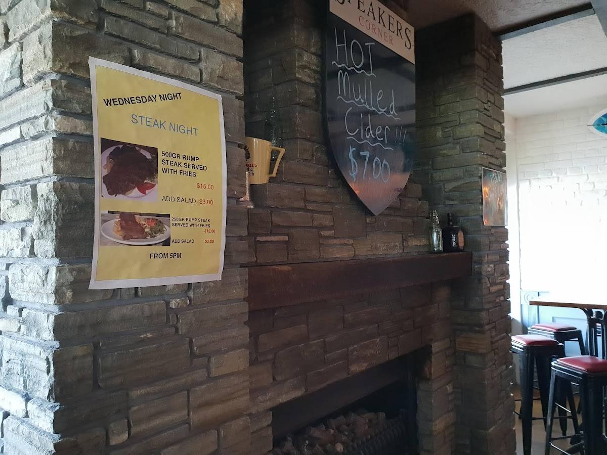 Menu at Speakers Corner Ale House pub & bar, Auckland