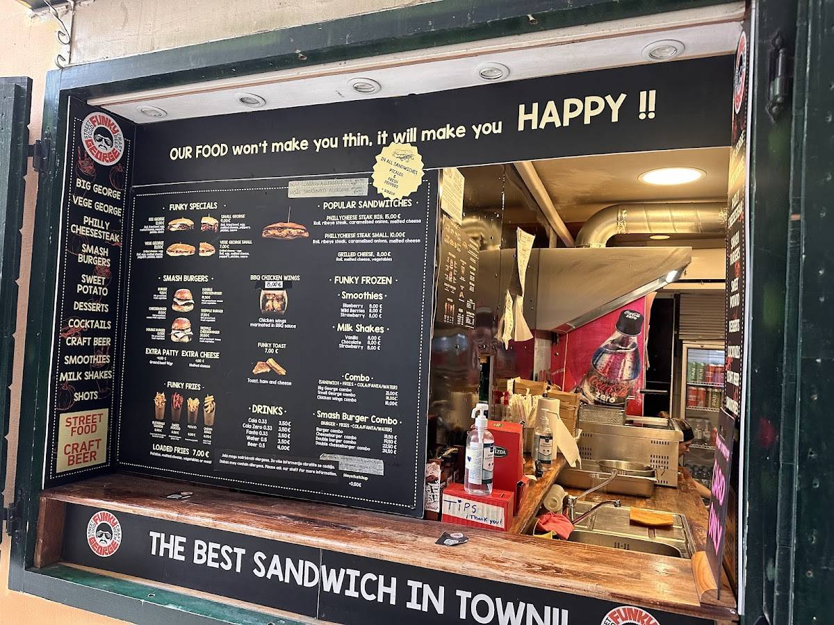 Menu di Funky George Streetfood & Craft 