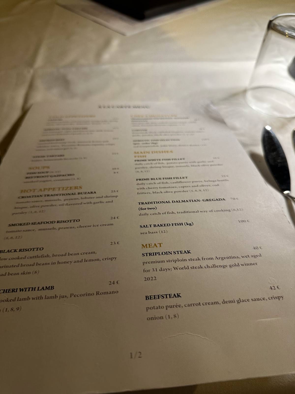 Menu di Kavana bar & cuisine 