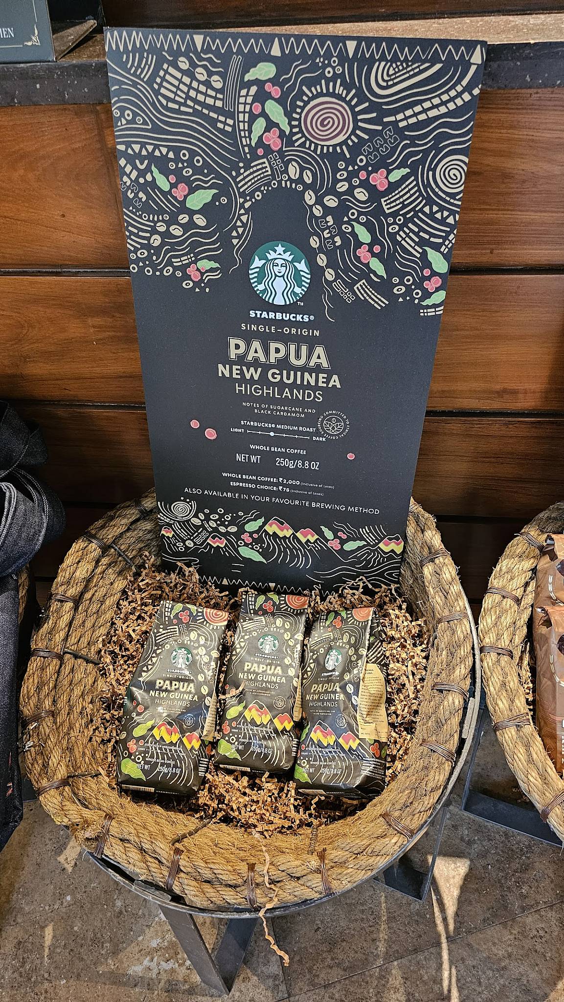 Starbucks Coffee menu