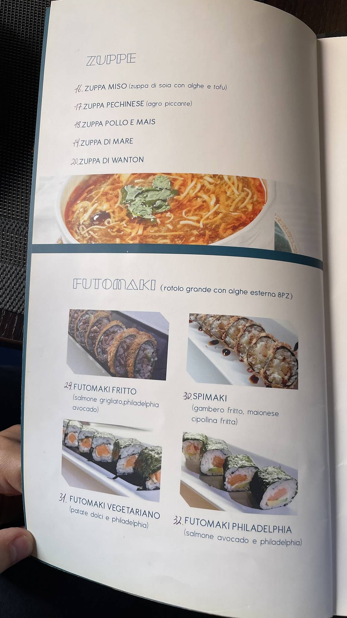Menu di Sun 