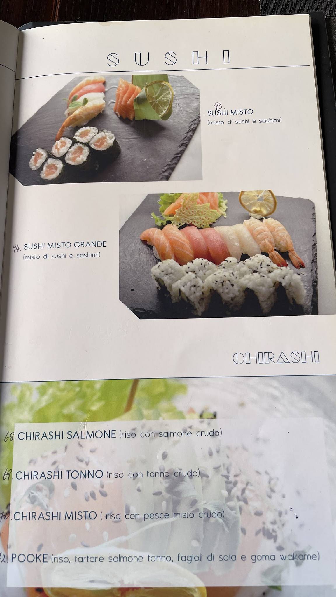 Menu di Sun 