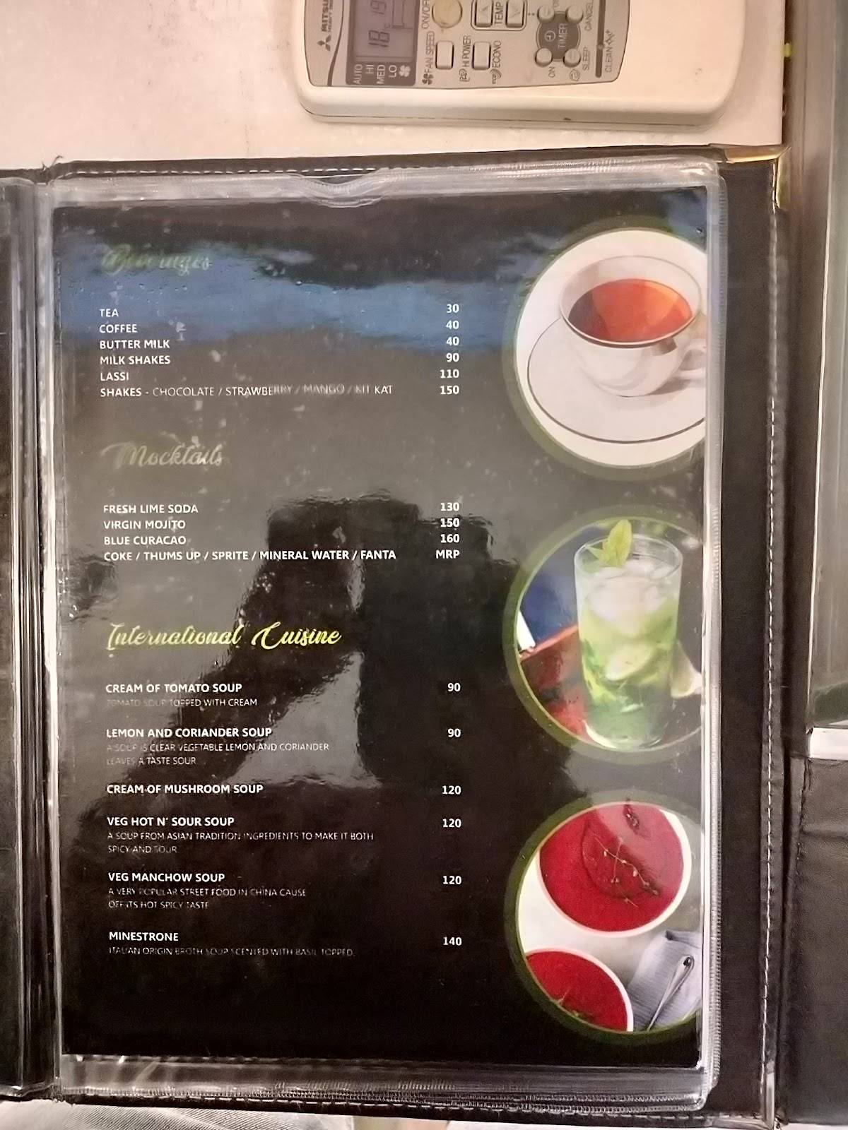 Indian Spice menu