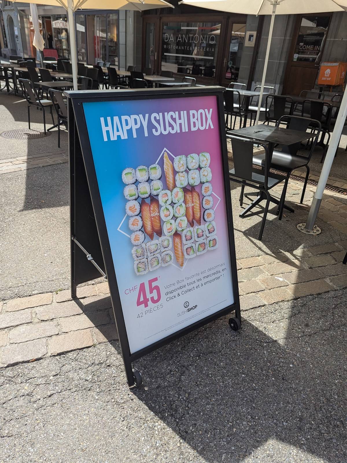 Menu di Sushi Shop Fribourg 