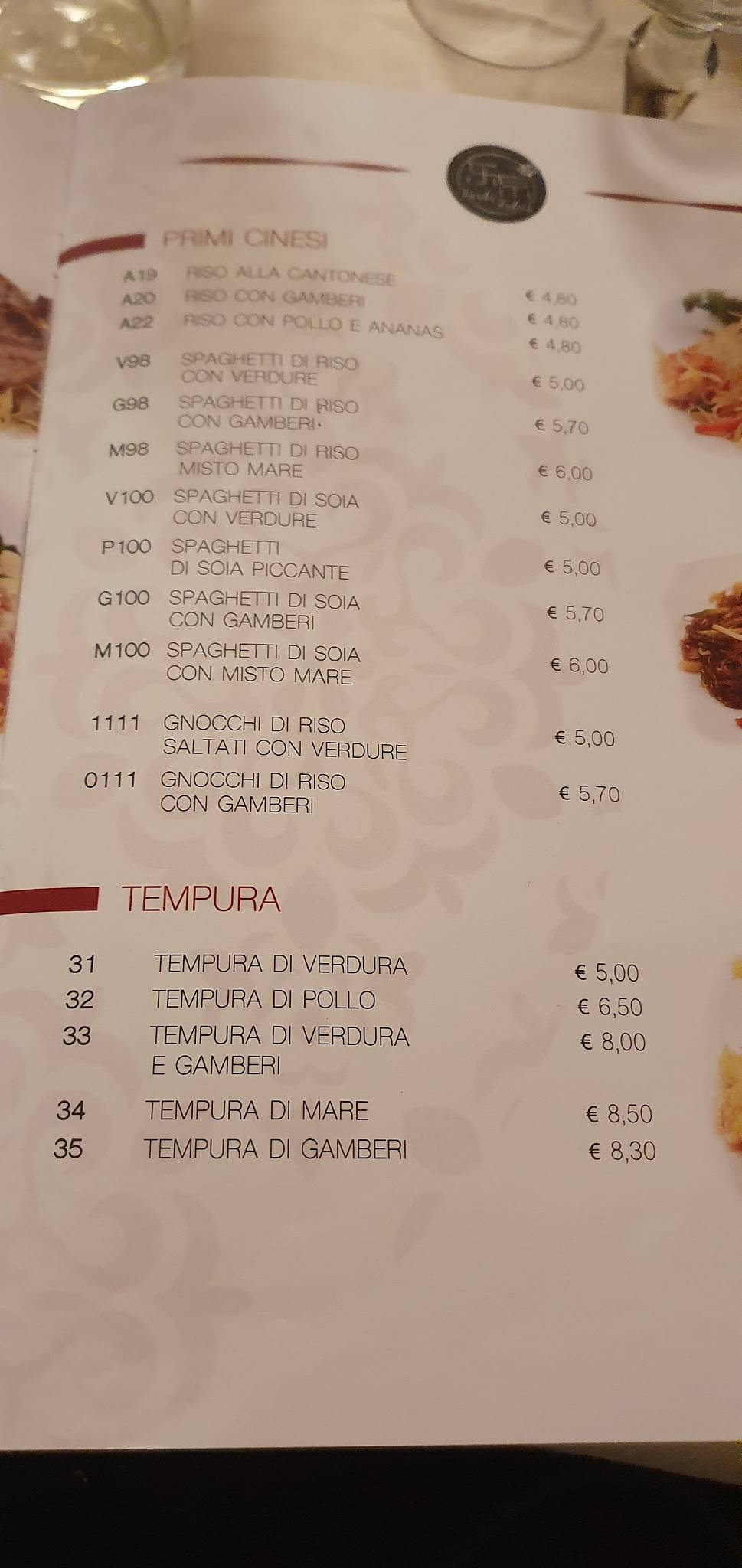 Menu di Ristorante Sushi Tokio 