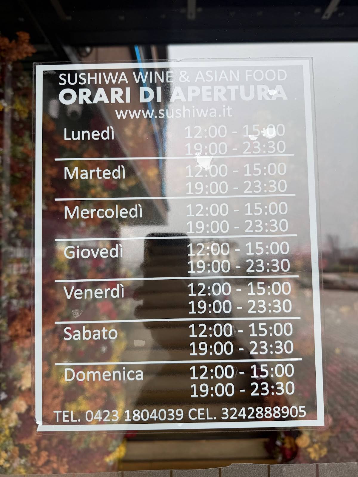 Menu di Ristorante SushiWa 