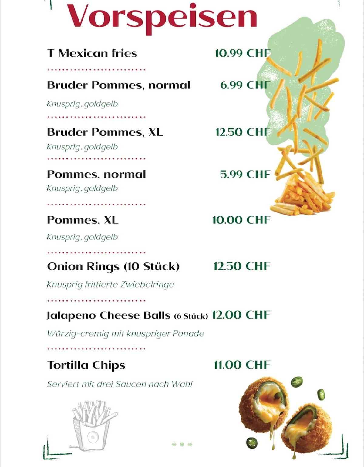 Menu di T Mexican Food 