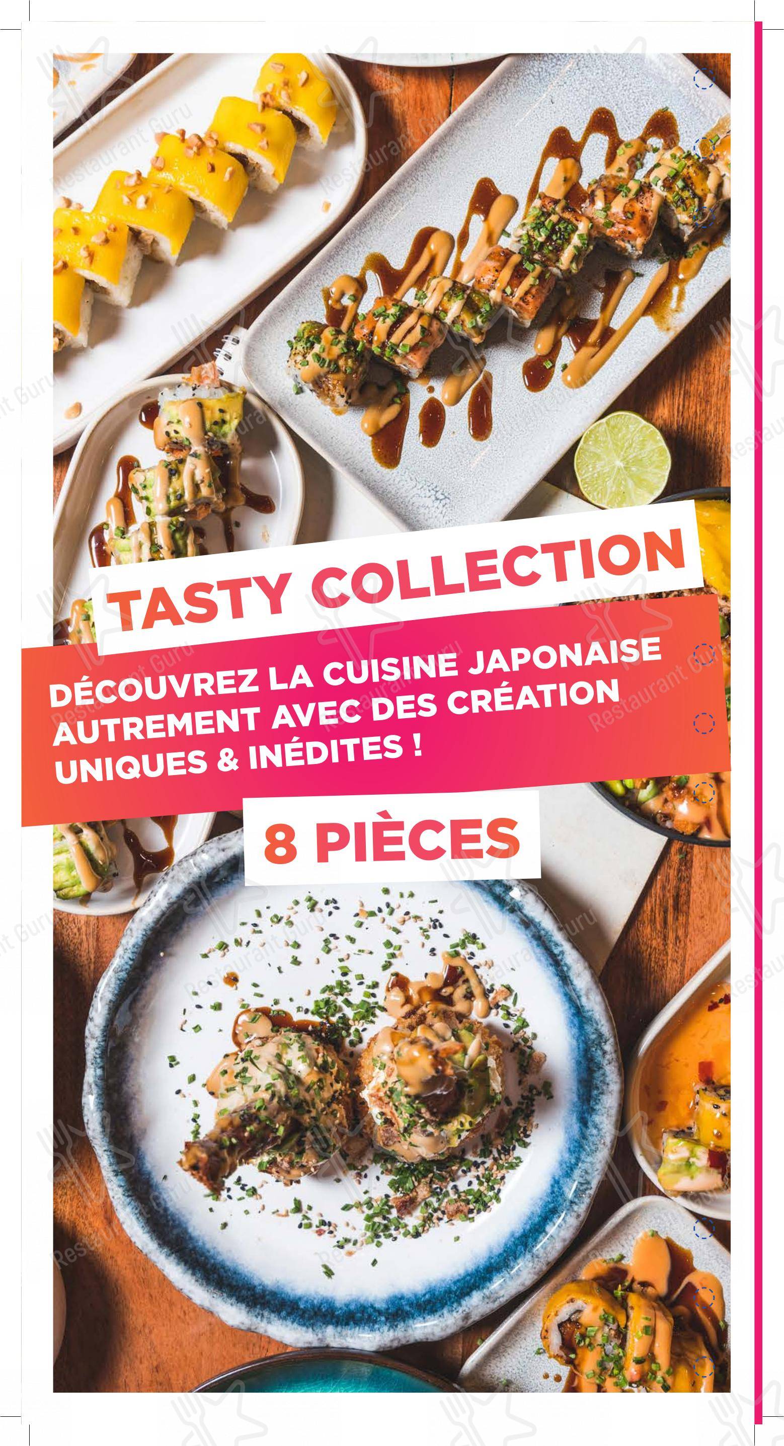 Menu pour TASTY RICE CLICHY dans Clichy