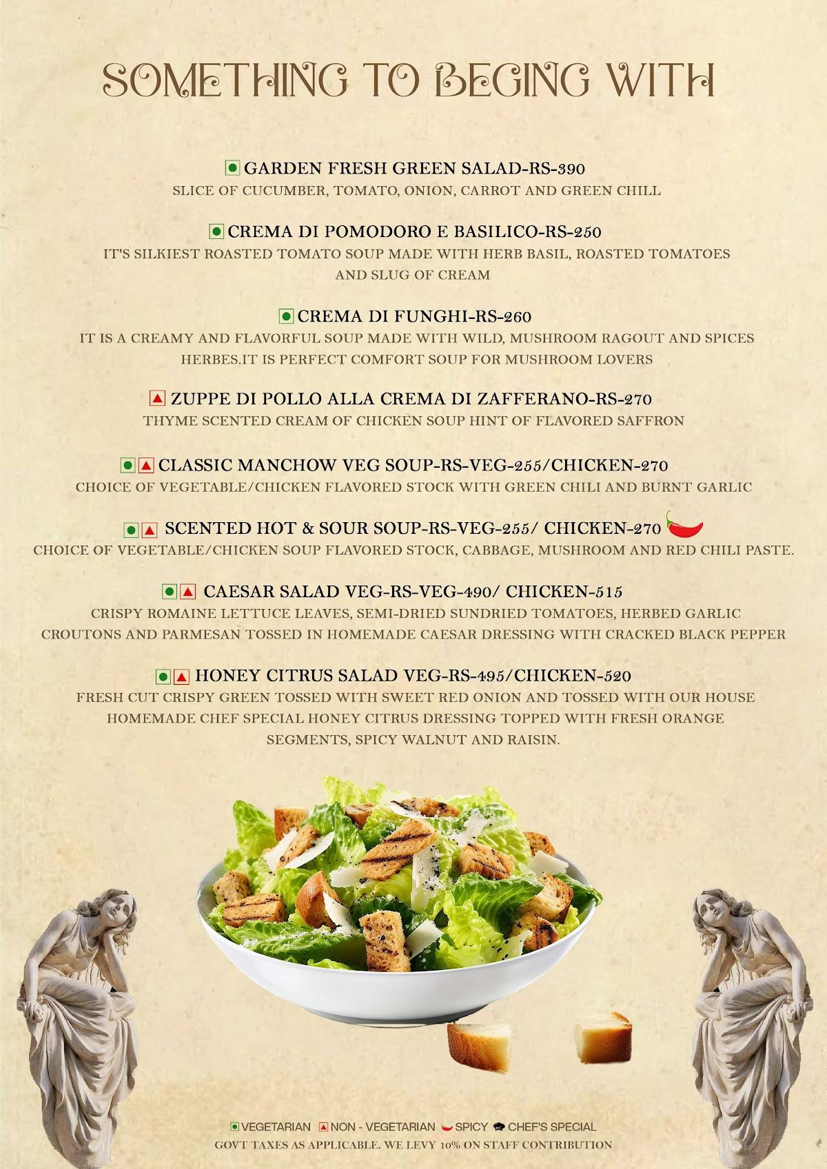 TOY BOY menu