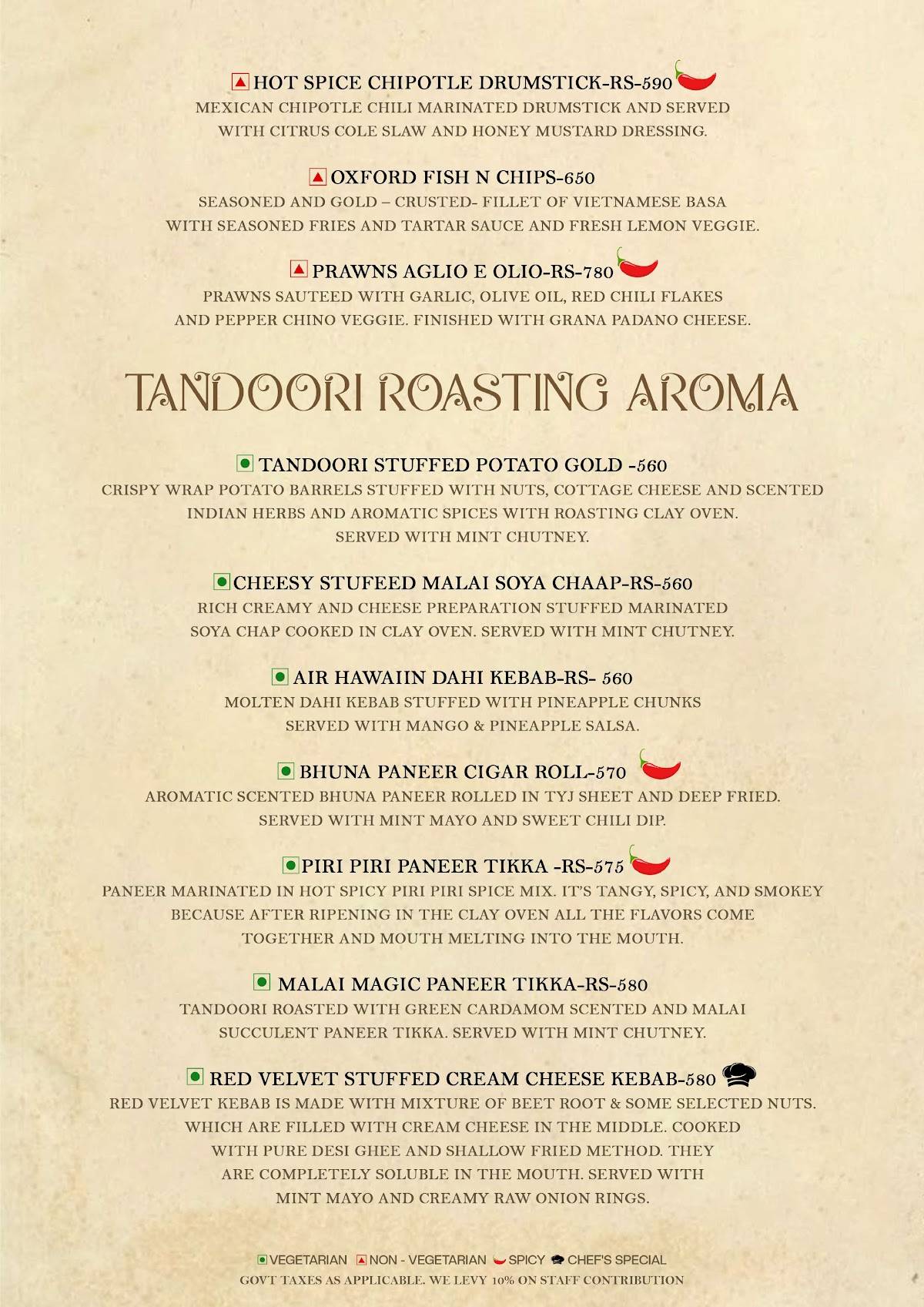 TOY BOY menu