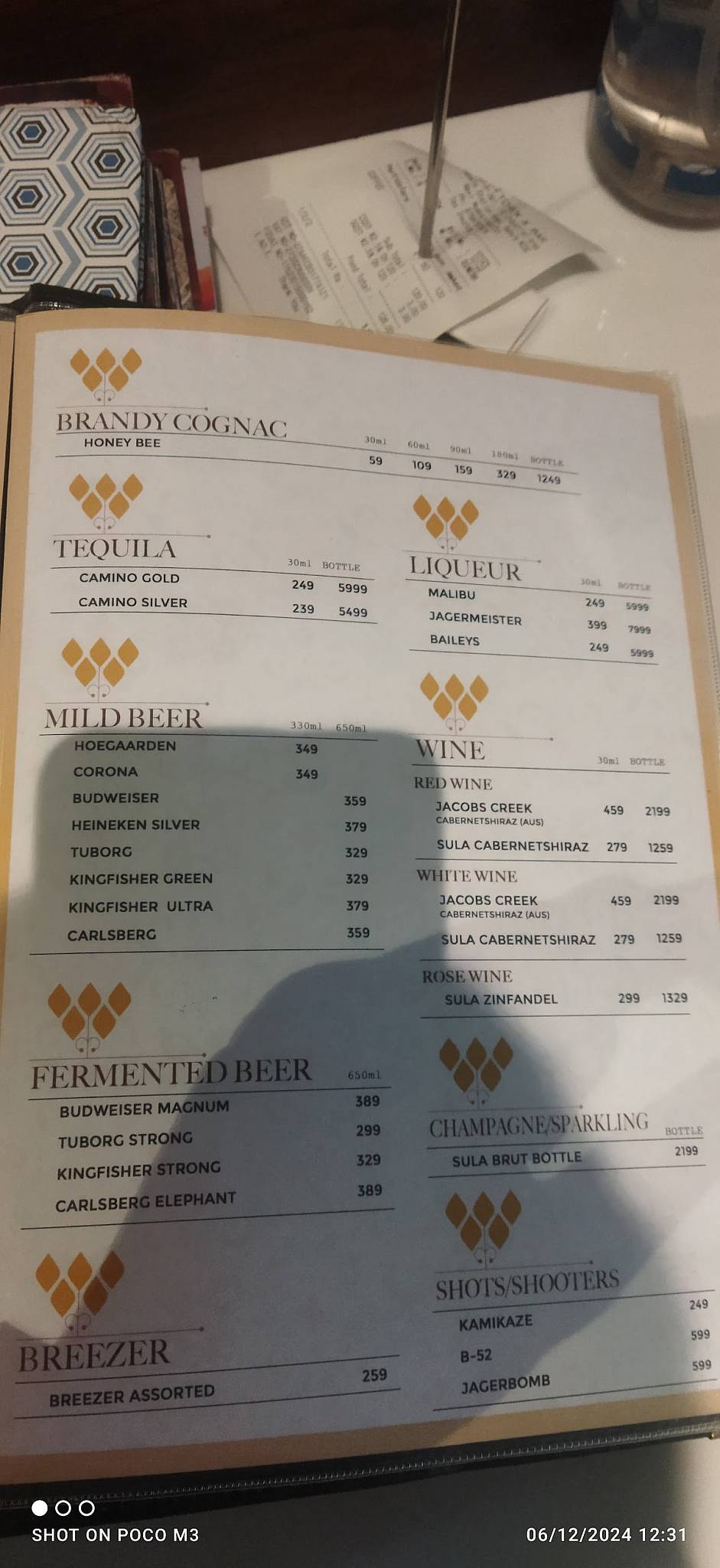 TTC Kitchen & Bar menu