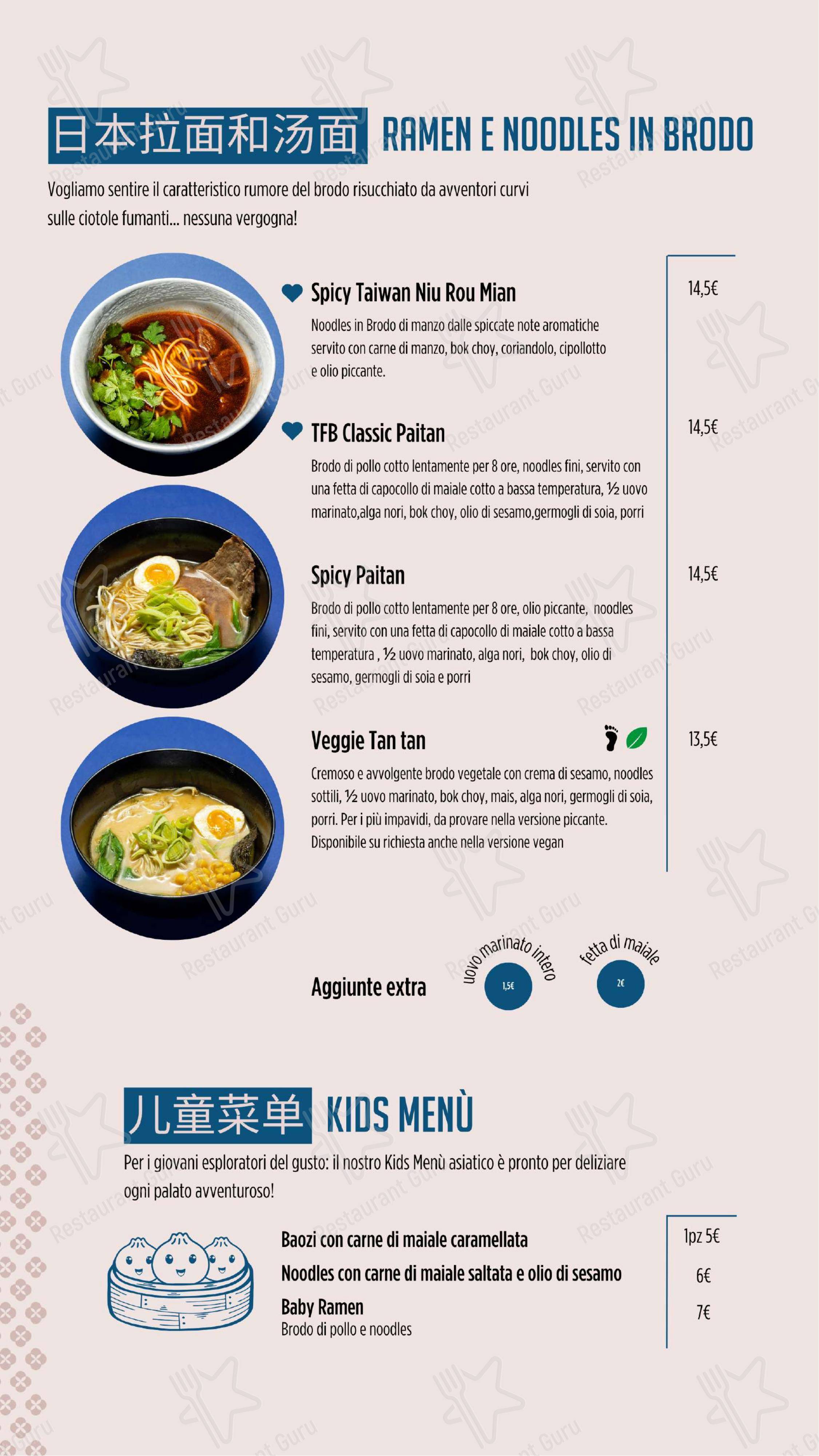 Menu di TUTTOFABRODO - SanSa - Menu
