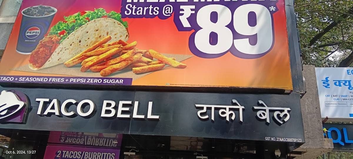 Taco Bell menu