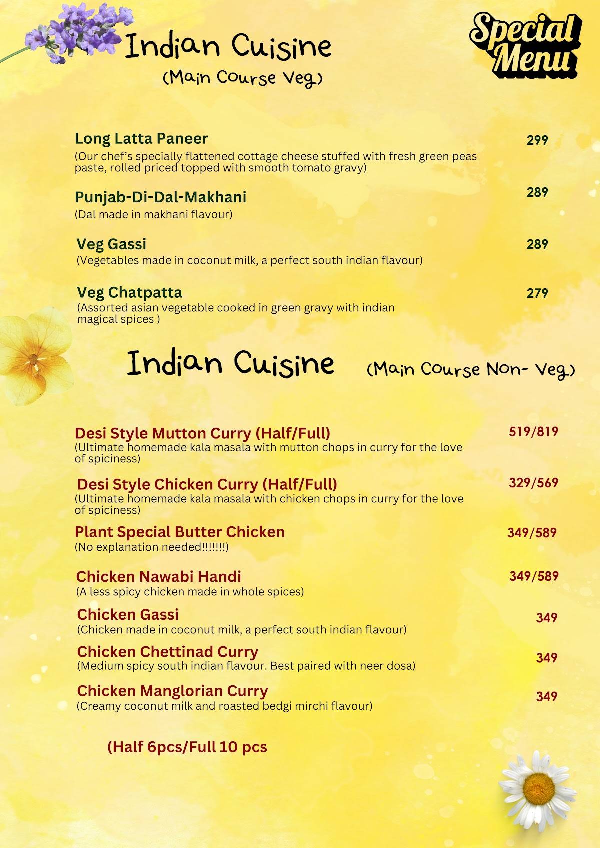 The Chandralok Kitchen Bar-Family & Pet-Friendly, Cosy Couple-Friendly Birthday & Corporate Party Venue, in Karve Nagar menu