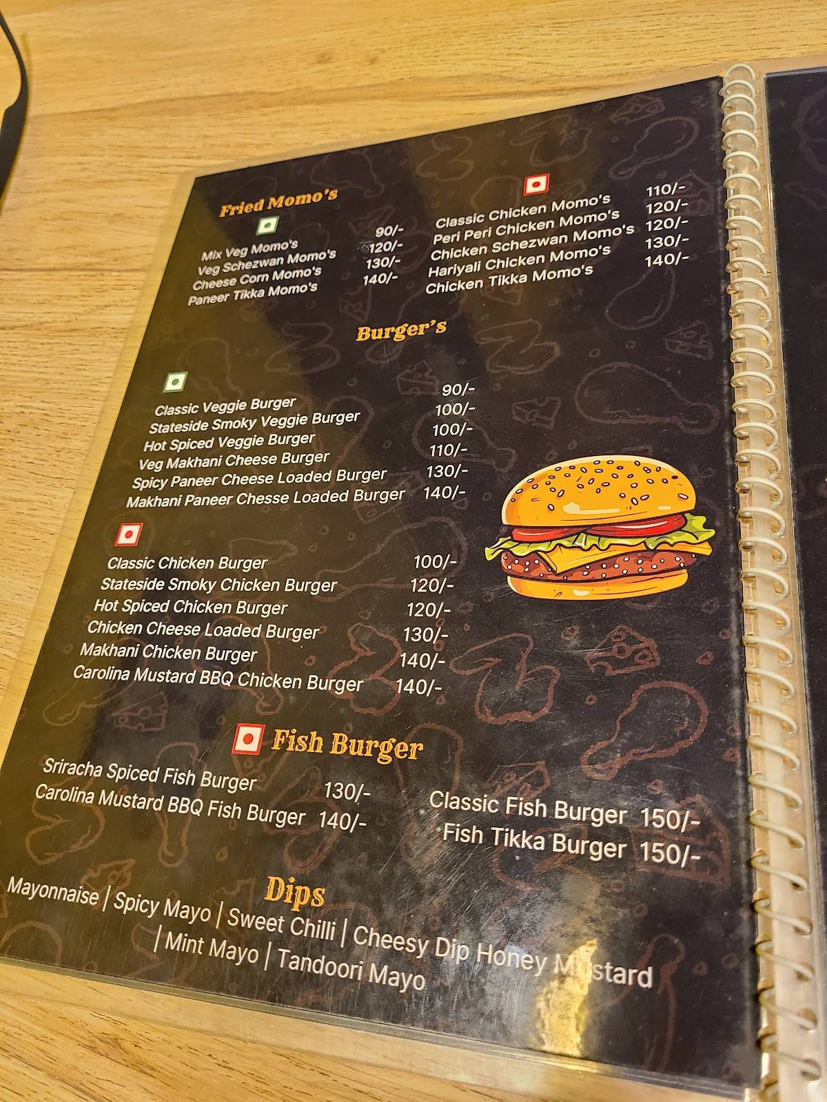 The Chicken Brothers menu