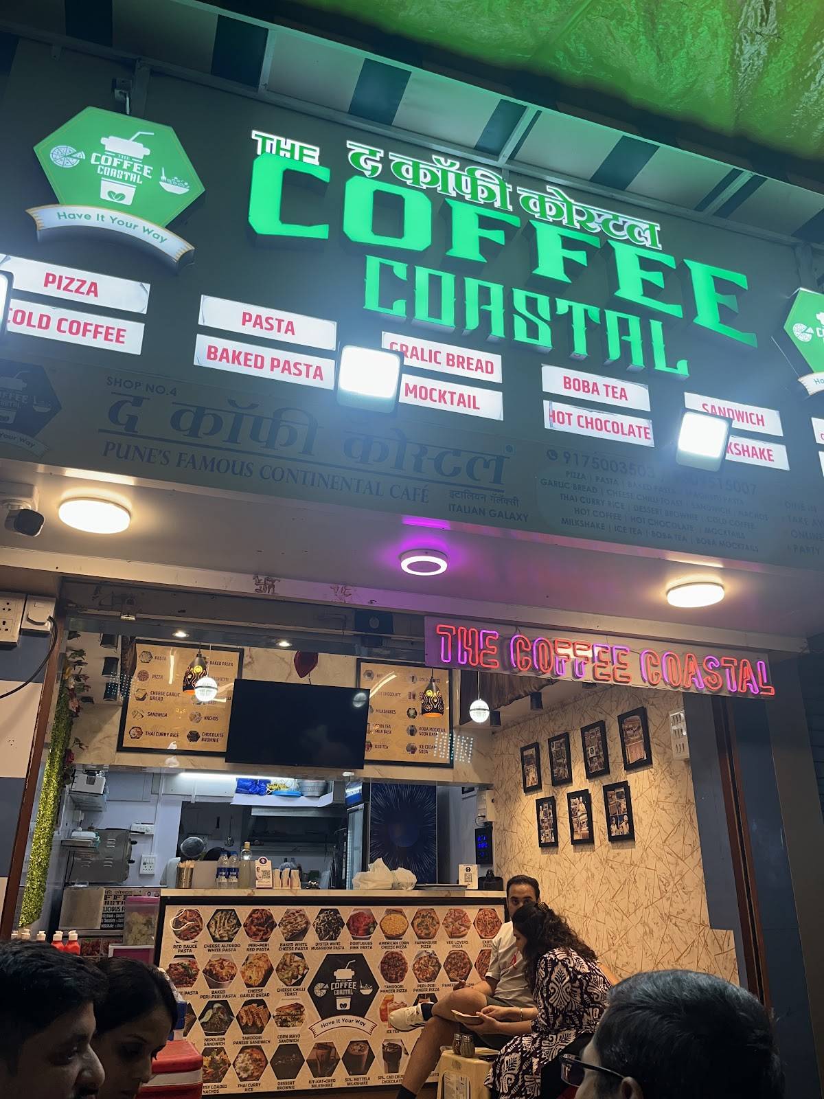 The Coffee Coastal menu