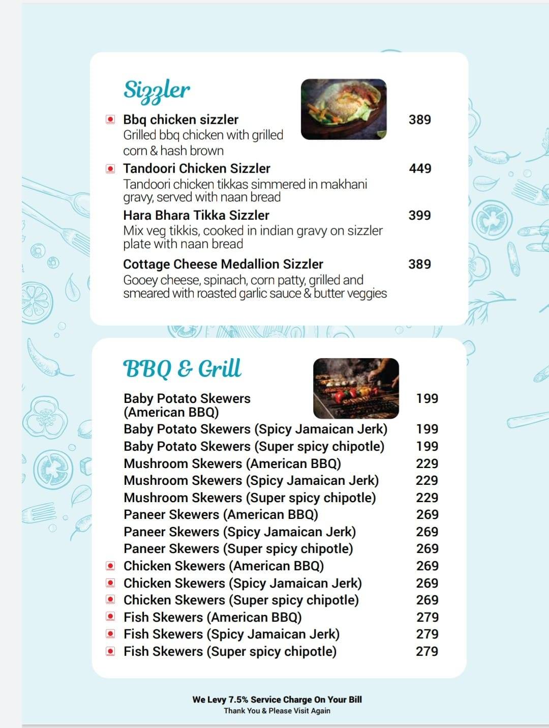 Menu at The Dome Cafe HSR Layout, Bengaluru