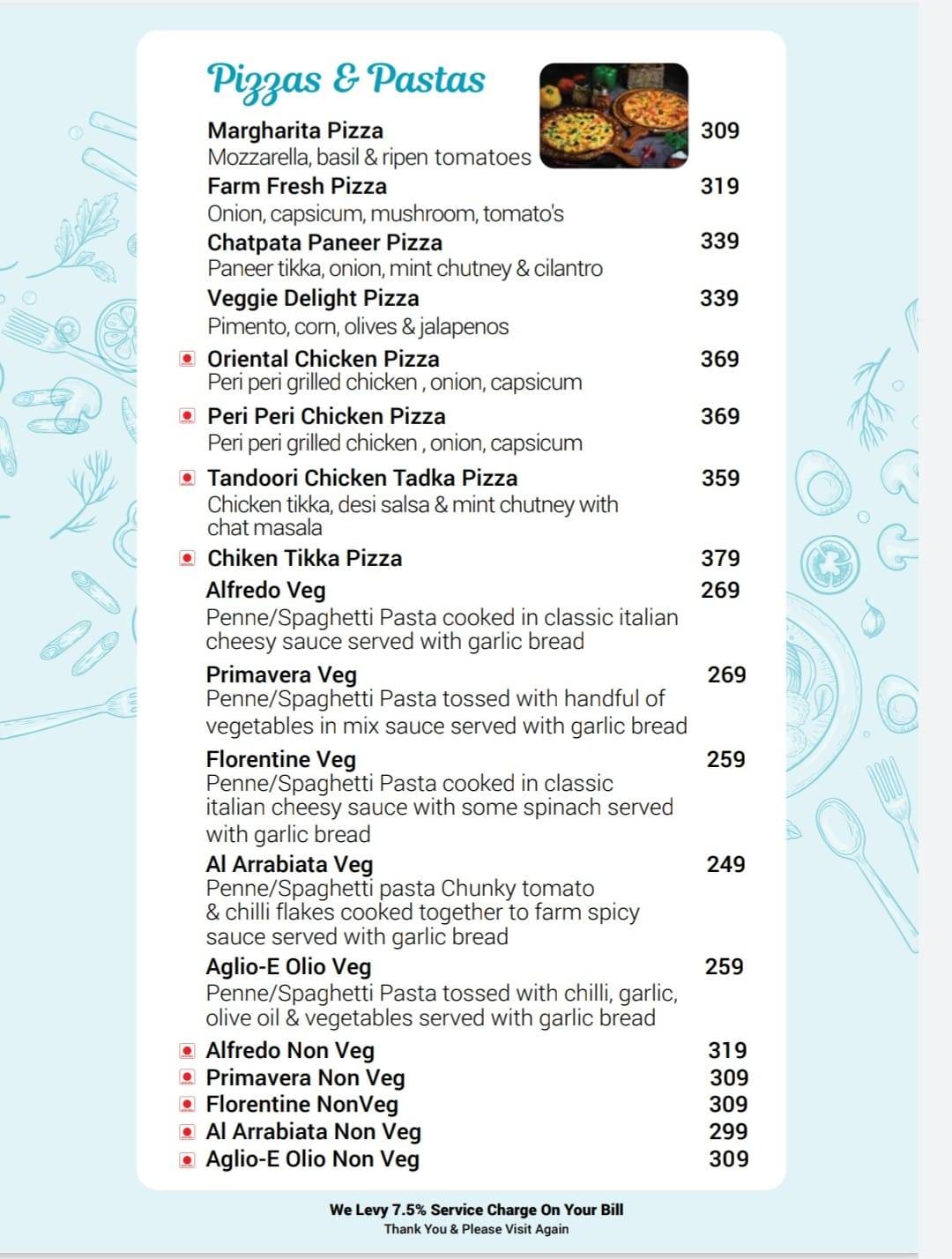 Menu at The Dome Cafe HSR Layout, Bengaluru