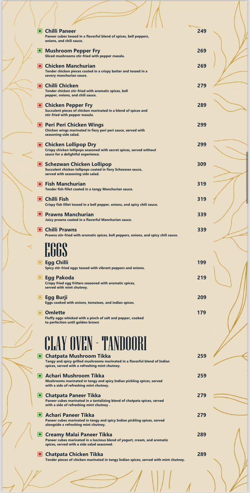 The Dome Cafe - HSR Layout menu