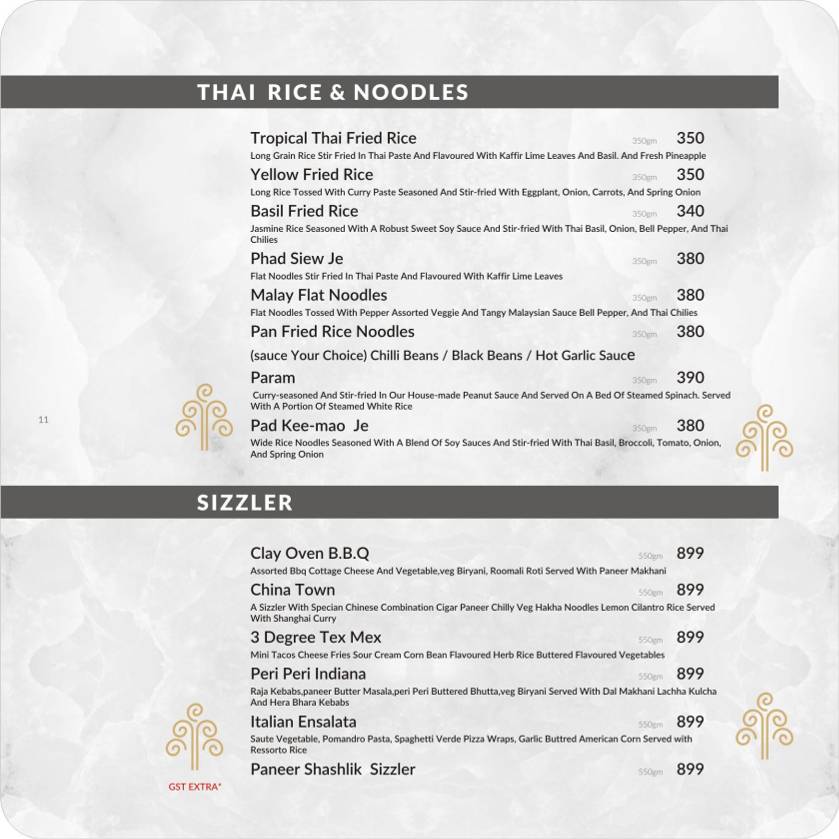 The Fountain - Banquet Hall, Party Lawn & Pool Side Restaurant Ahmedabad menu