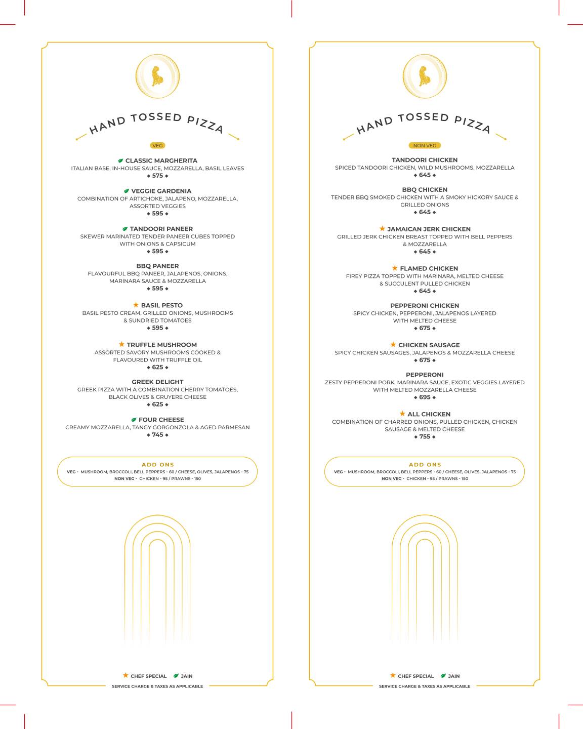 The Game Palacio menu