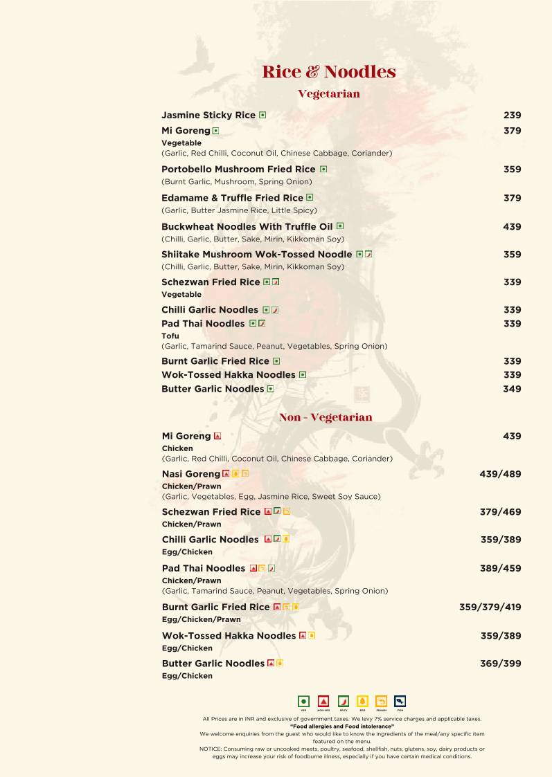 The Lama menu