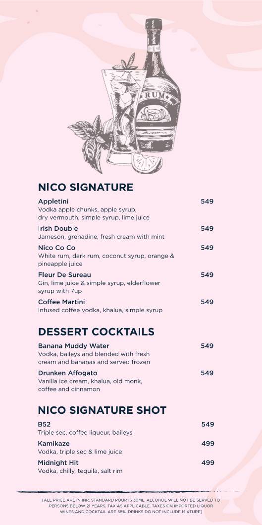 The Square - Multicuisine Restaurant in Chennai menu