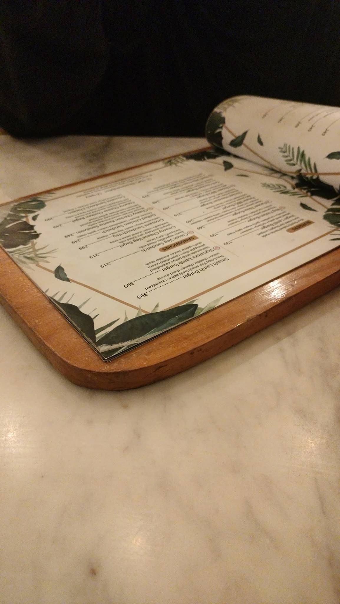 The backyard bistro grill. menu