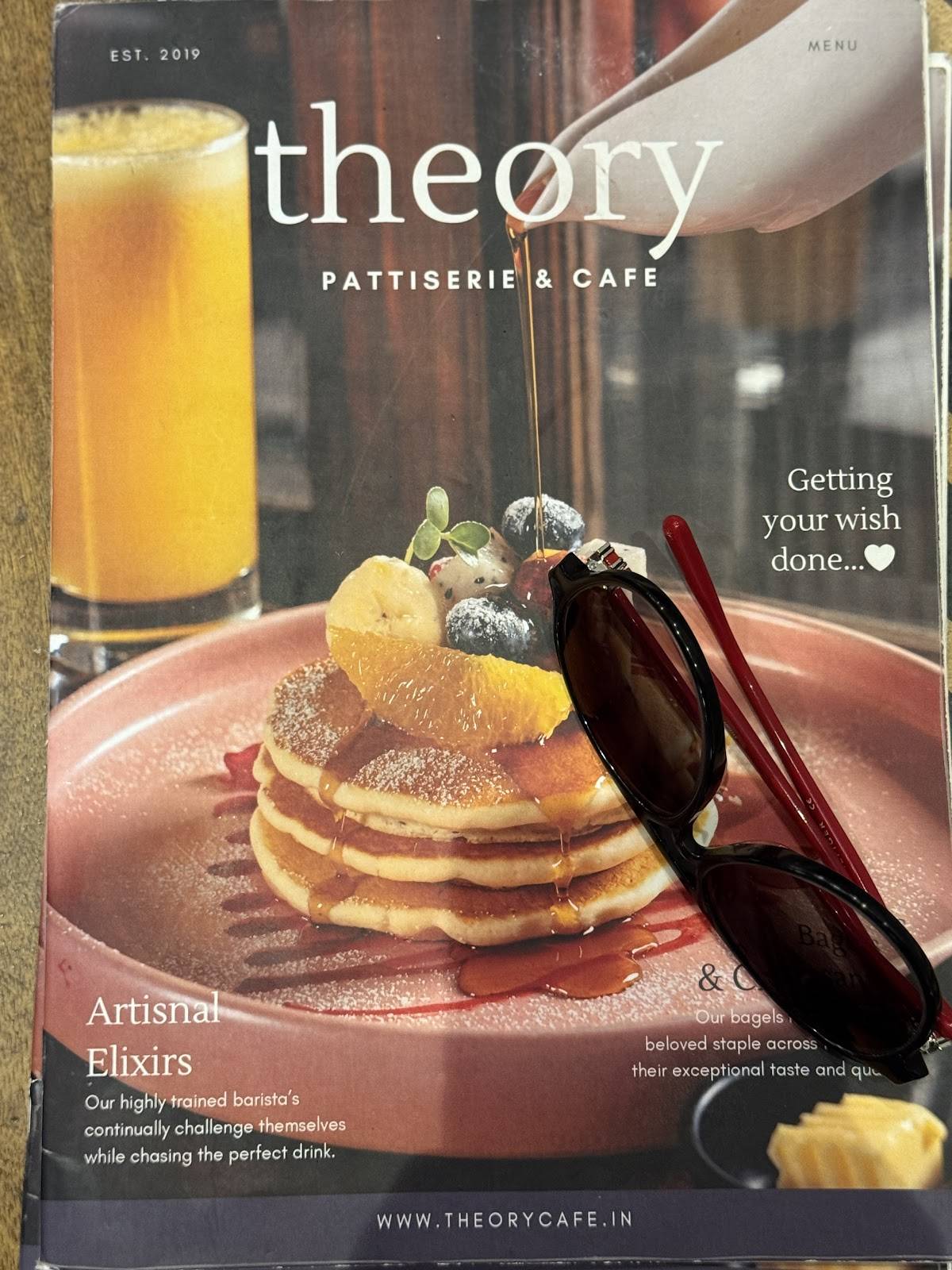 Theory Patisserie & Cafe menu