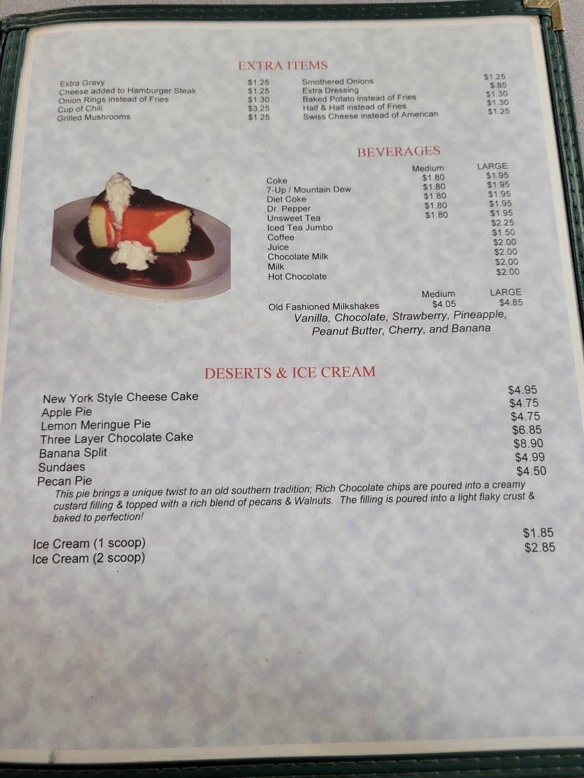 Menu at Theo's Family Restaurant, Greer, SC101