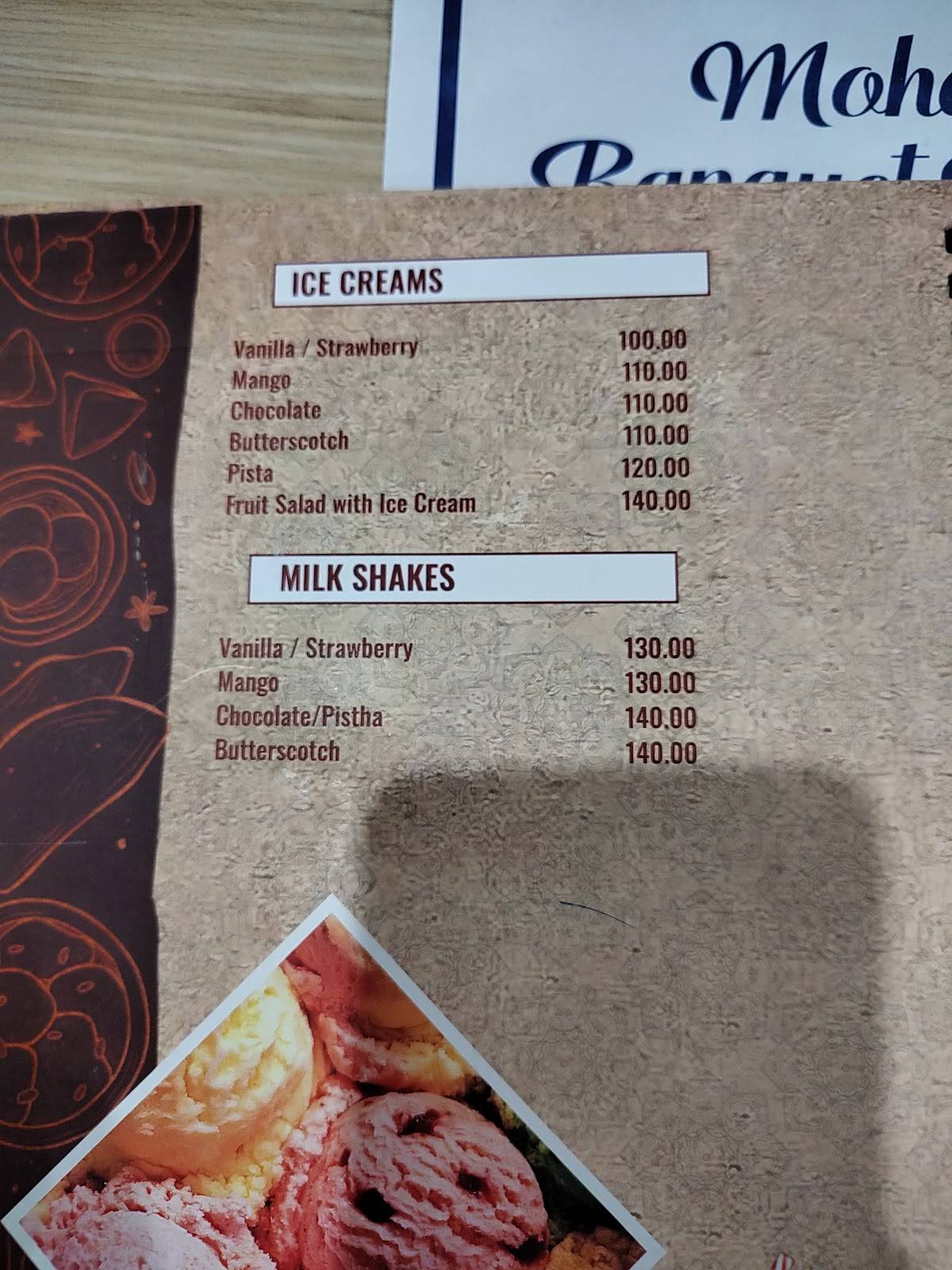 Bhimas Maya Restaurant menu