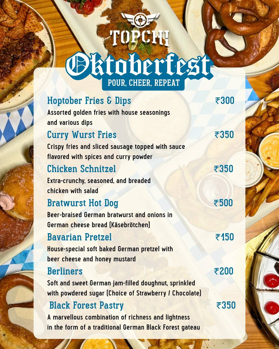 Topchi Outpost menu