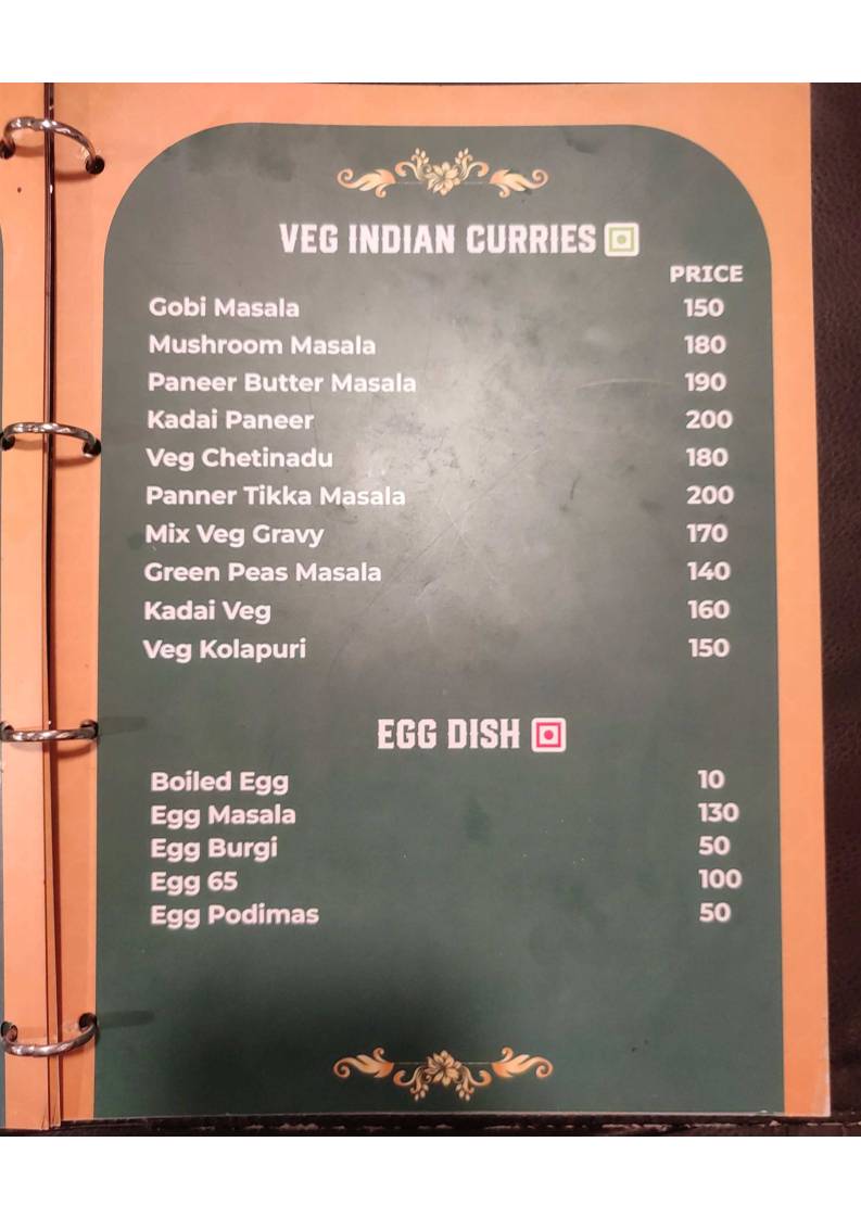 Topi Vappa Biriyani Salem menu