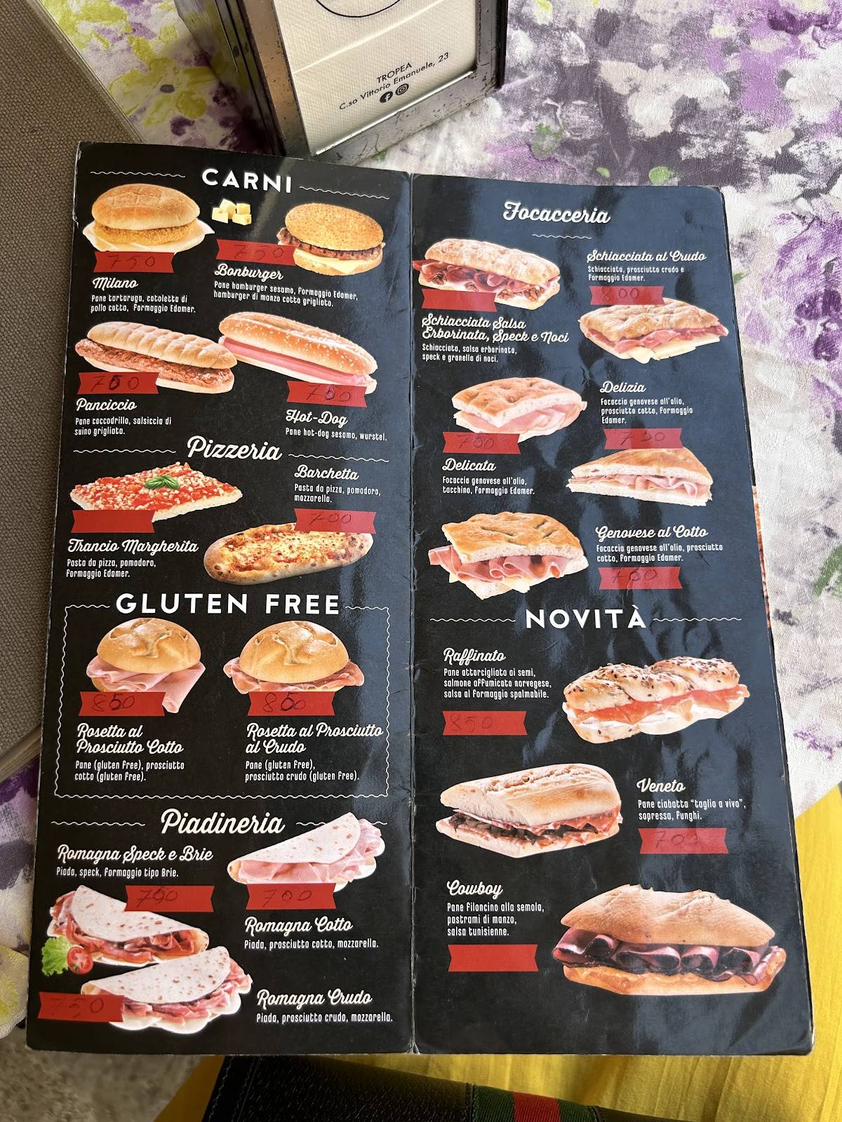 Menu di Royal Bar 