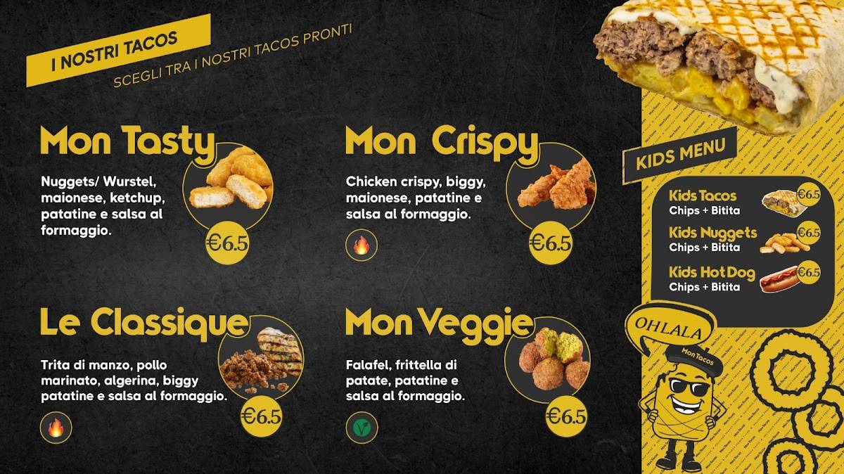 Menu di Mon Tacos 