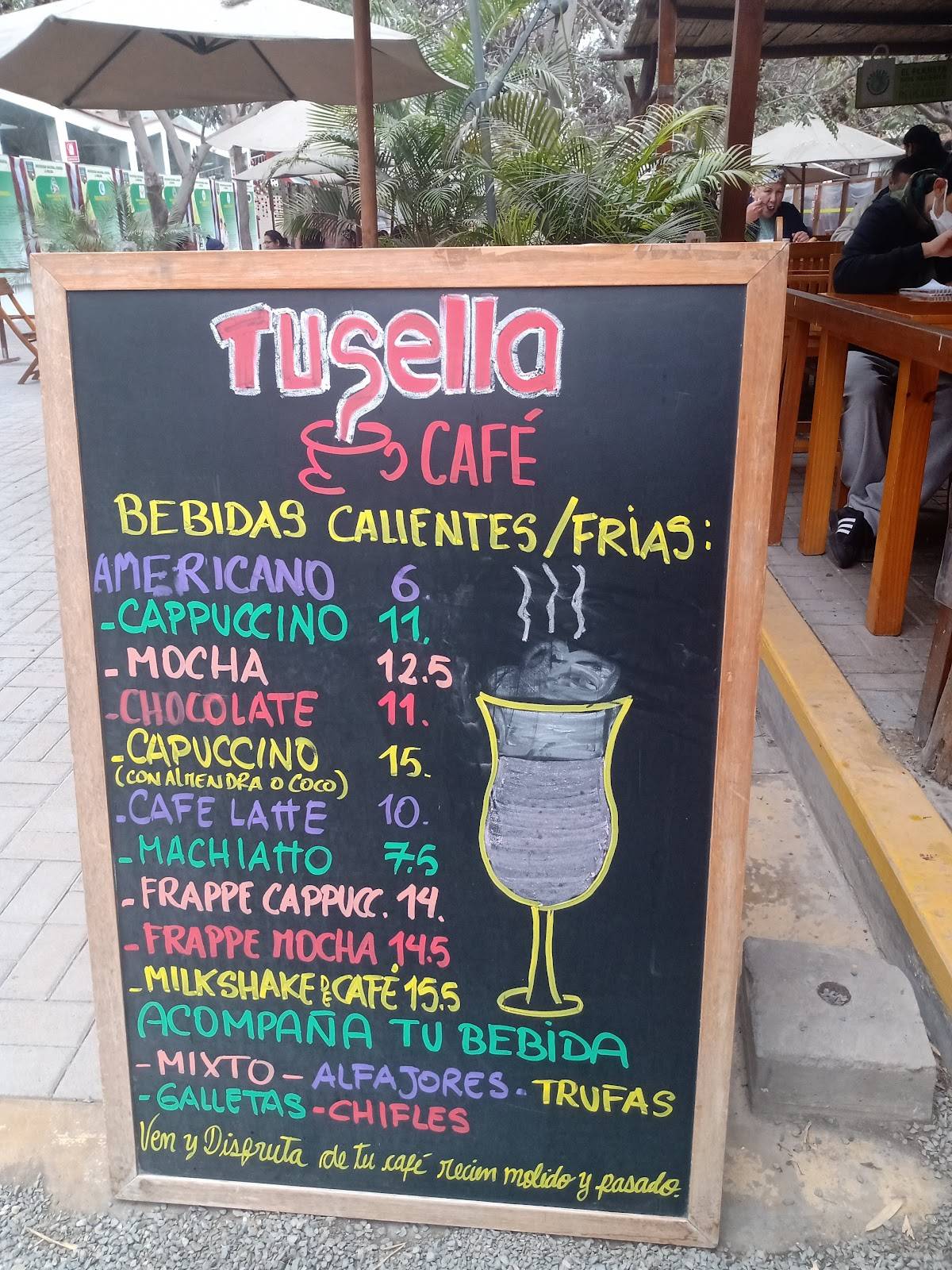 Carta De Tusella Caf La Molina