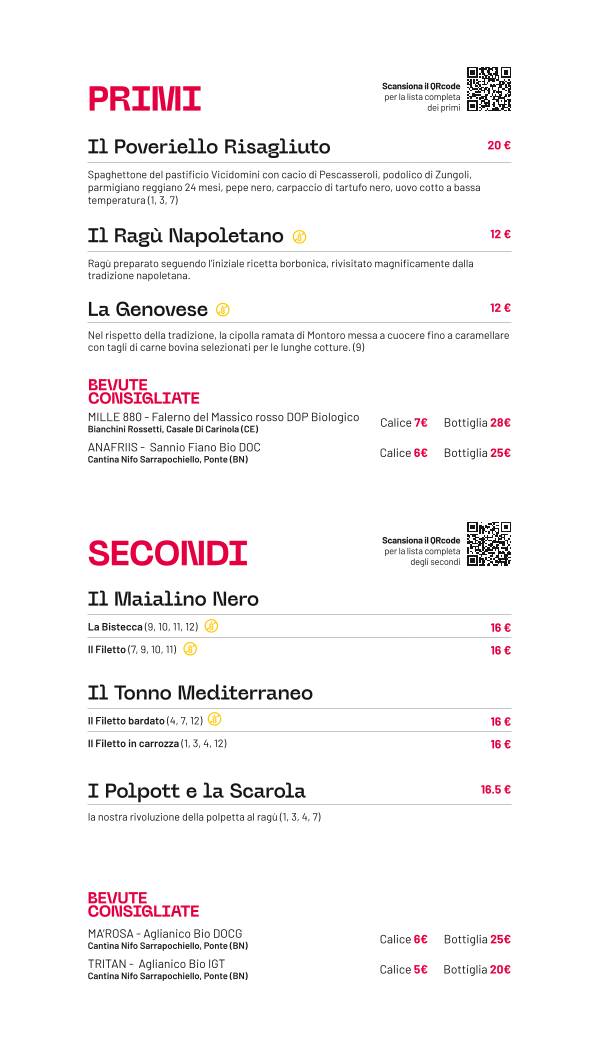 Menu di UPNEA - Salumeria Mediterranea 