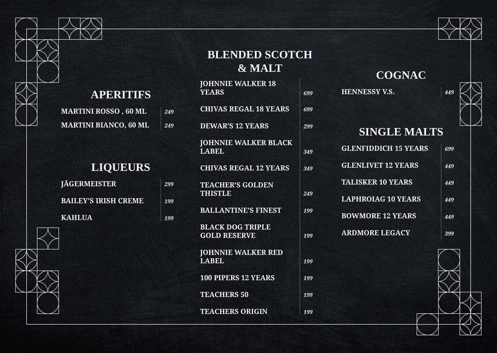 AIR, jüSTa Sajjangarh menu