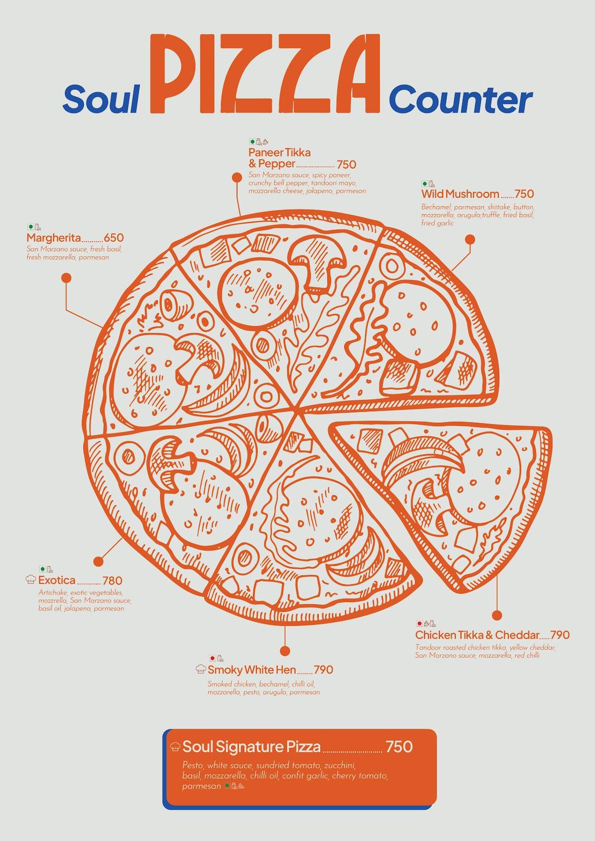 Soul Bistro & Lounge menu